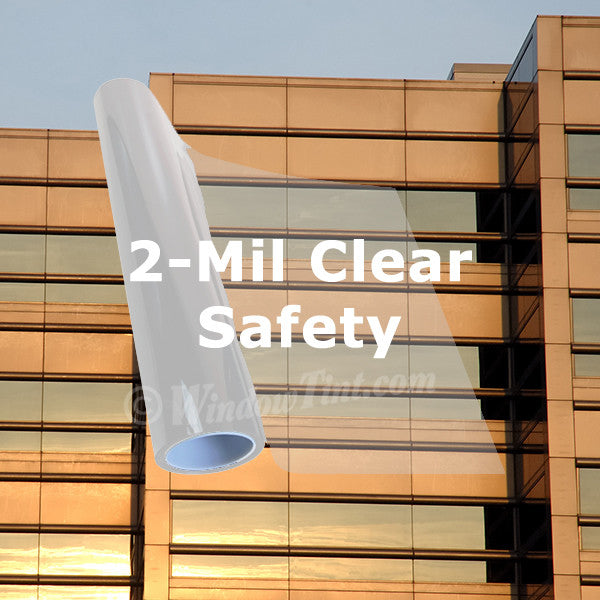 2 Mil Clear Safety Window Tinting Film