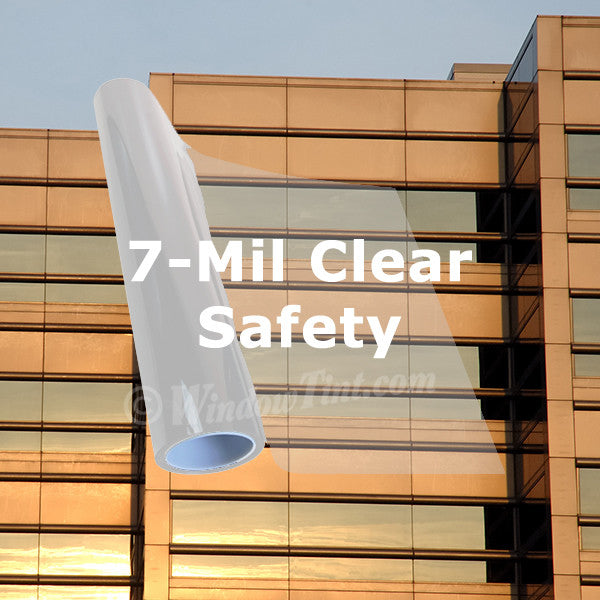 7 Mil Clear Safety Window Tinting Film