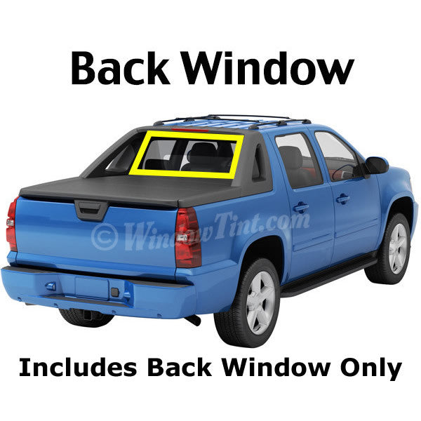 Crew Cab Truck back window tinting kit