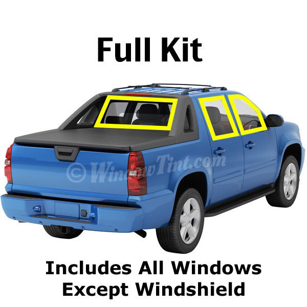 Crew Cab Truck window tinting kit