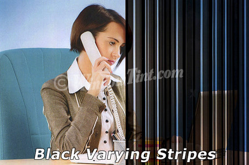 Black Varying Stripes