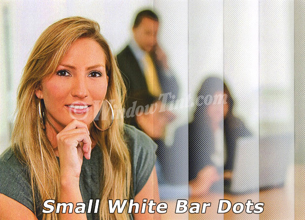 Small White Bar Dot