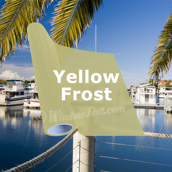 Yellow Frost Window Tinting Film