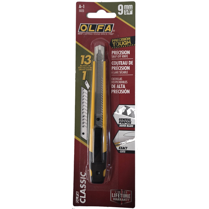 Olfa Yellow Handle Stainless Steel Knife