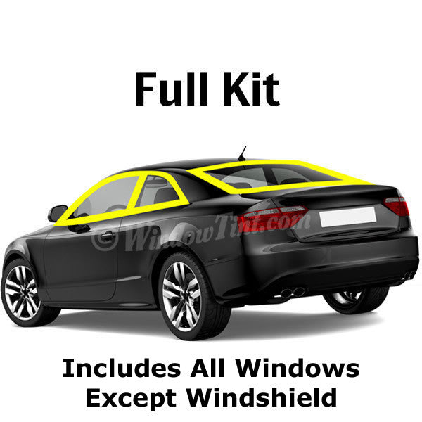 PreCut Auto Window Tinting Kit for your 2 door car —
