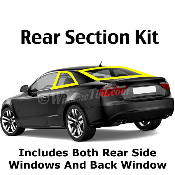 2-Door Car - Rear Section Kit — Windowtint.com