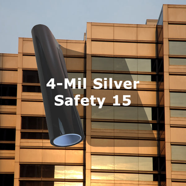 4 Mil Silver Safety Window Tinting Film