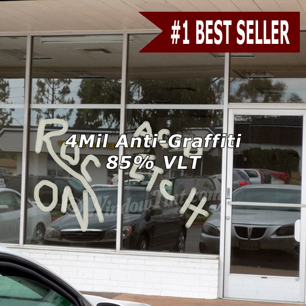 Window Graffiti Tint 4 Mil Anti-Graffiti Window Film | Clear Protection Film — Windowtint.com