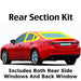 4 Door Car Rear Section window tinting kit