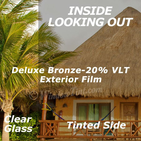 Deluxe Bronze Exterior Window Tinting Film