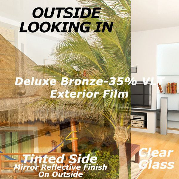 Deluxe Bronze Exterior Window Tinting Film