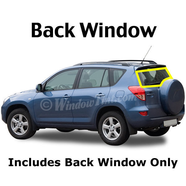SUV Back window tinting kit