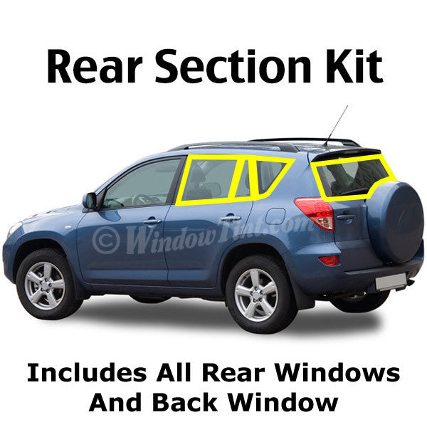 SUV Rear section window tinting kit