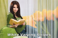 White Varying Stripes