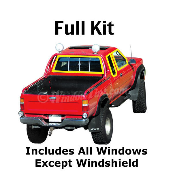 Pre-Cut Auto Window Tinting Kit for your Extended Cab Truck —