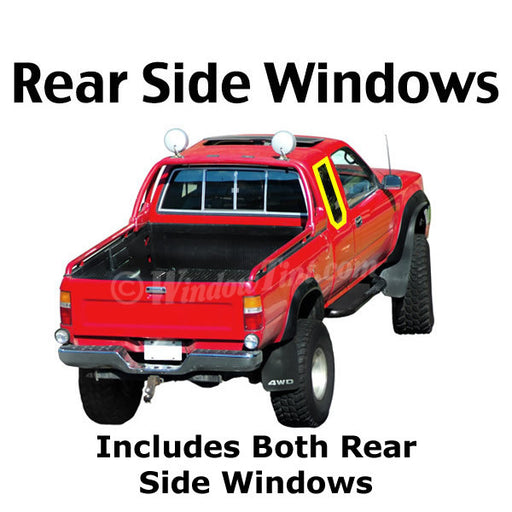 Extended Cab Truck rear side window tinting kit