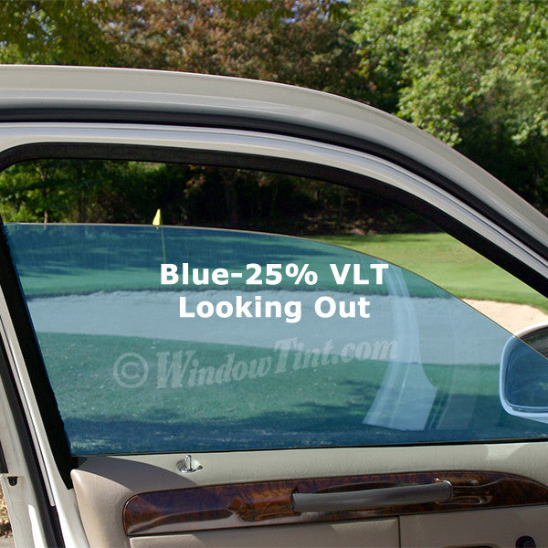 Blue 25% VLT Auto Window Tinting Film