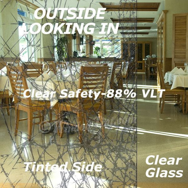4 Mil Clear Safety Window Tinting Film