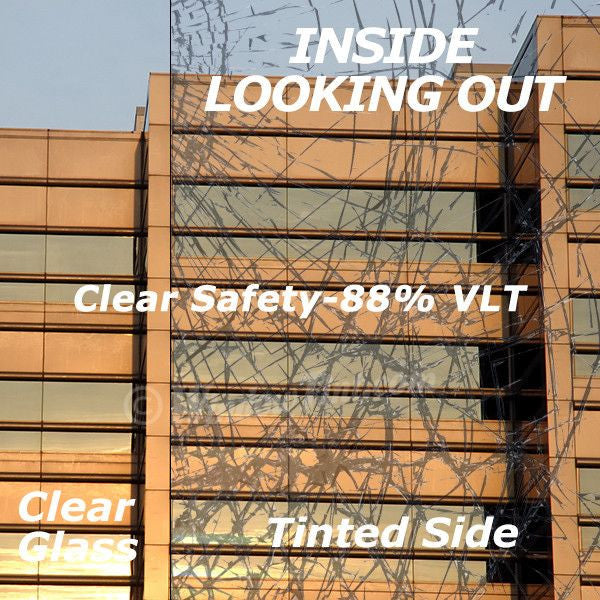 4 Mil Clear Safety Window Tinting Film