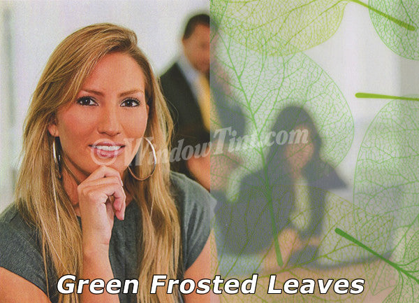 Green Leaves Frosted