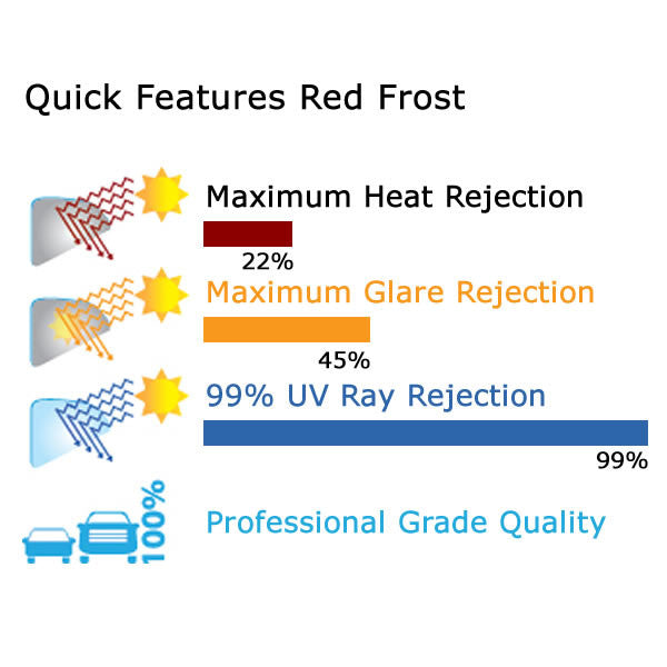 Red Frost Window Tinting Film