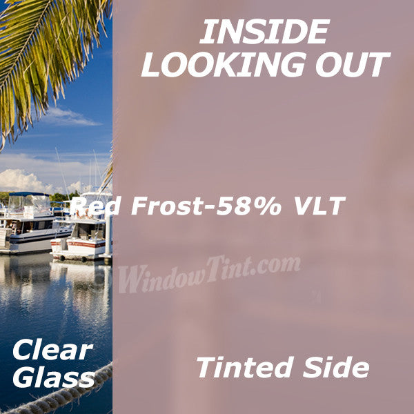 Red Frost Window Tinting Film