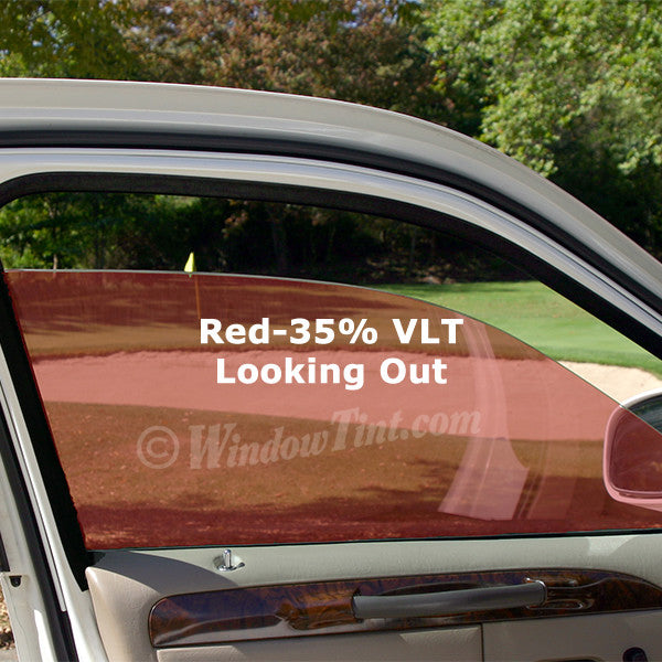 Red Auto Window Tinting Film