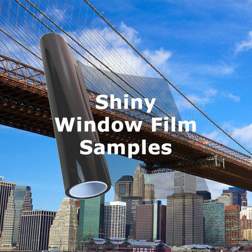 Shiny window tinting films