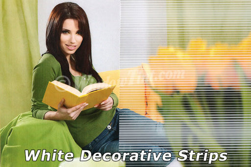 White Decorative Stripes