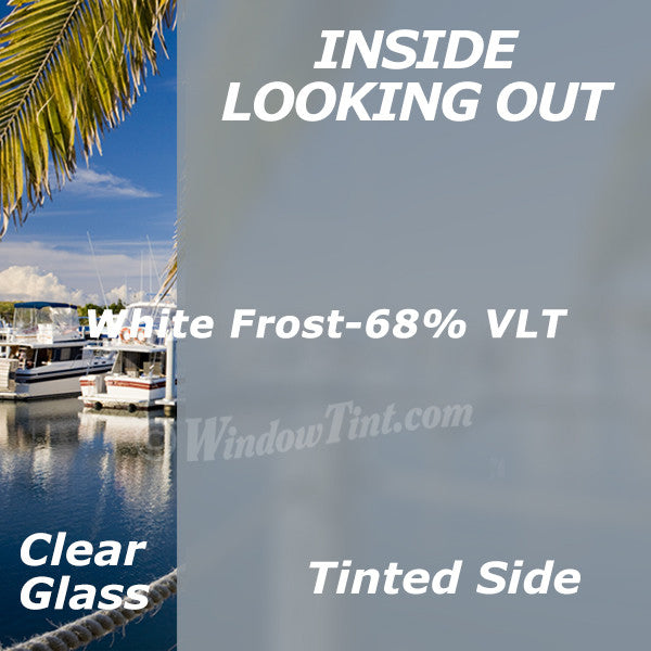 White Frosted Window Tinting Film — Windowtint.com