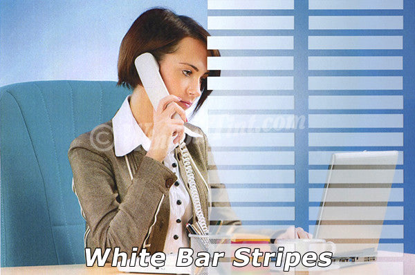White Bar Stripes